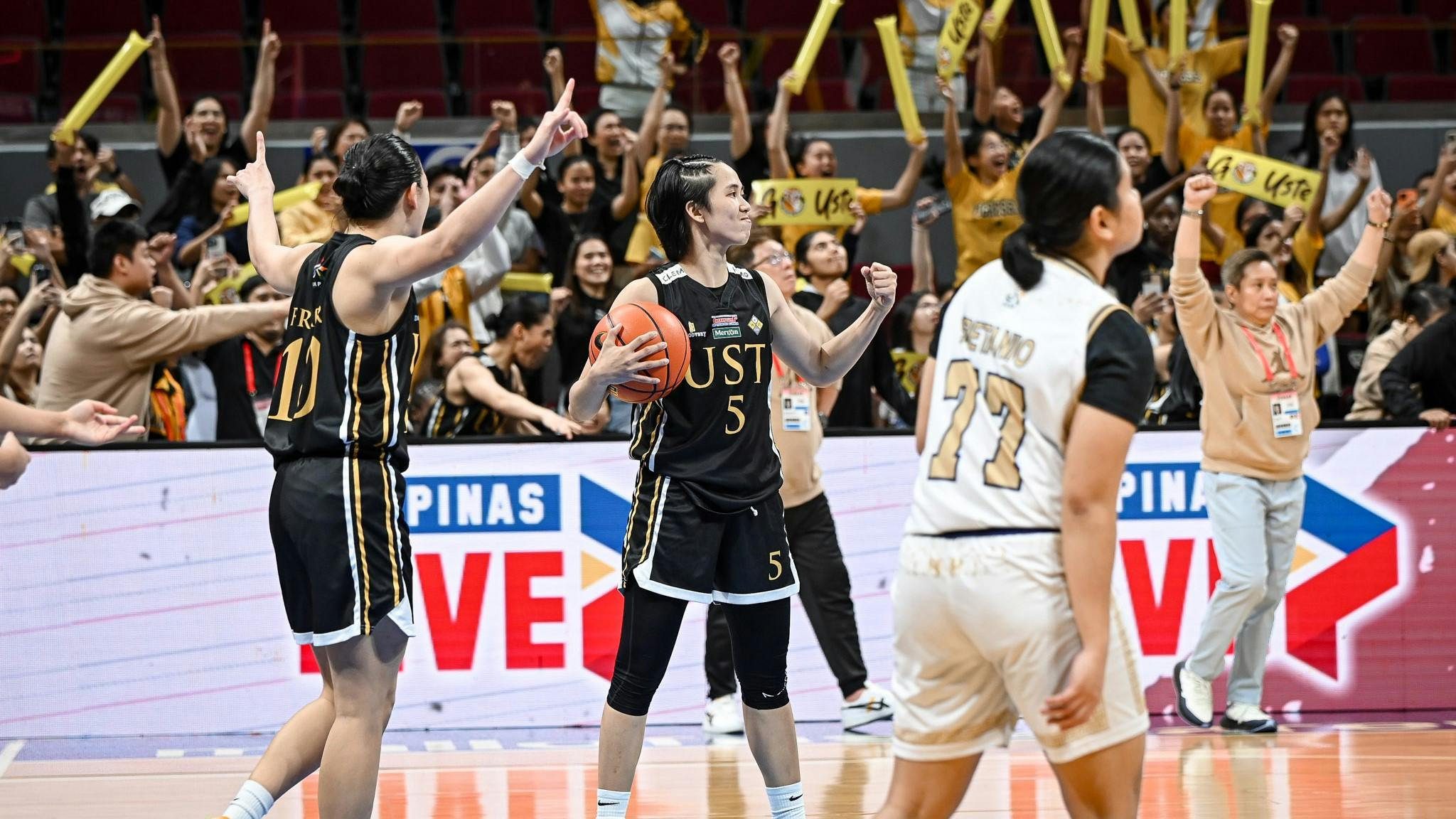 Extra feats for UST after upsetting defending champion NU in Game 1 of women